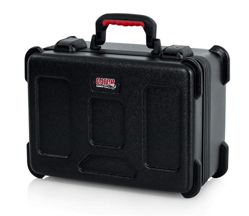 Gator gtsa-mic15 ATA Étui moulé en polyéthylène avec gouttes pour 15 micros en mousse.