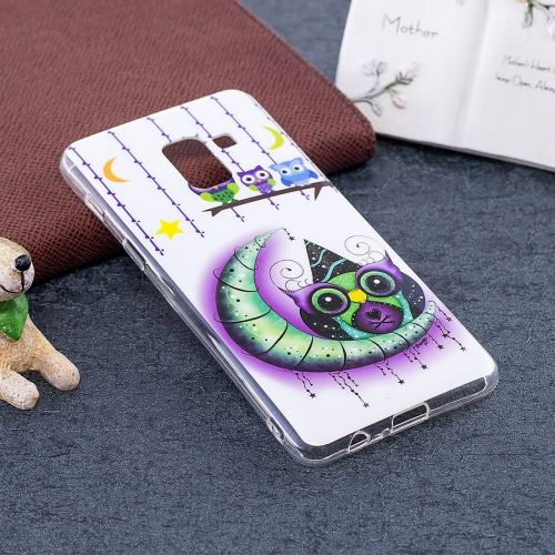 Galaxy A5 (2018) Coque Protection TPU Hiboux Fluorescent ALS51444