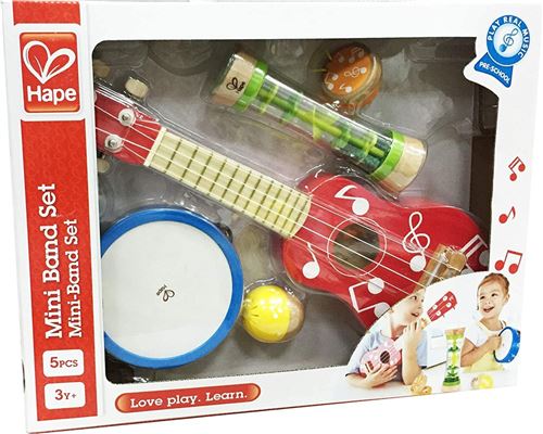 Kadoing® Ensemble d'Instruments de Musique en Bois (18 pièces), Jouet Montessori, Jouets Musicaux pour Enfants et Tout-Petits - France