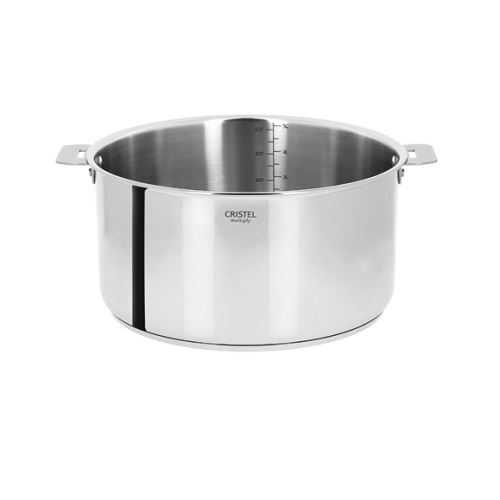 Faitout Multiply 24 cm # F24QMP - Casteline poignée amovible par Cristel
