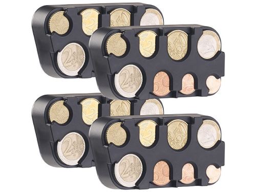 Infactory : 4 organiseurs pour pièces de monnaie