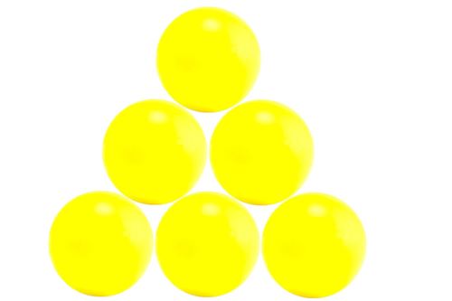 Balles Baby Foot en Plastique Jaune (vendues par par 10) marque Suprême