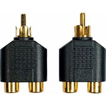 Yellow Cable AD14 - 2 Connecteurs Rca Mâle/2 Rca Femelle - 1