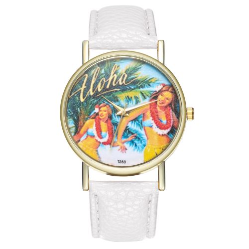 authentique nouveau style rétro dames suisses aristocratiques tendance à la main montre à quartz femme T283-Ablanc