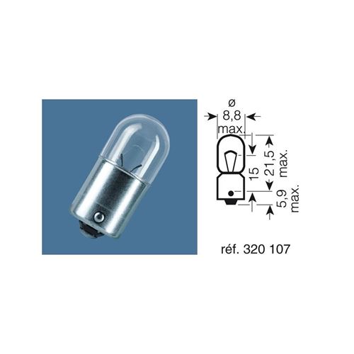 Ampoule OSRAM T4W Original Line 12V/4W culot BA9s 10pcs
