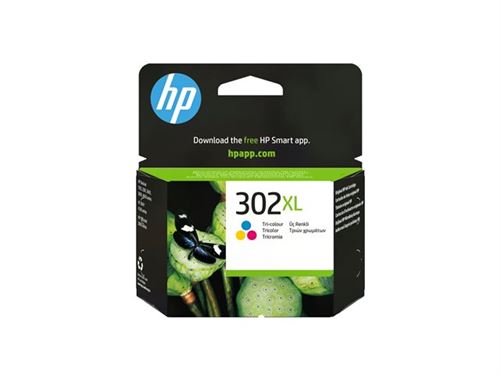 Hp 302XL cartouche d encre Tri-color (F6U67AEBA3) - Hewlett Packard