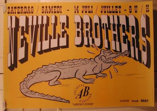 Neville Brothers - 67x94 cm - AFFICHE / POSTER