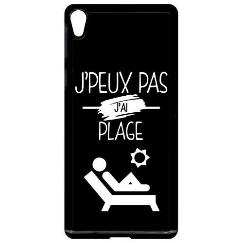 Coque sony xperia e5 j peux pas j ai plage 2