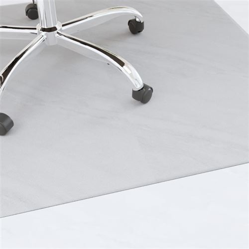 Tapis De Protection De Sol En Velours Côtelé Marron - 90x120 Cm Forme T - Pour Chaise De Bureau, Sols Durs - 10