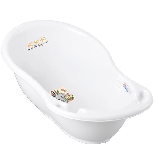 MonMobilierDesign Baignoire b&eacute;b&eacute; thermom&egrave;tre Blanc Elephant 86 cm
