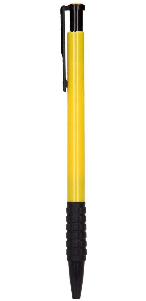 PM Lot de 25 Stylo à bille rétractable Smart'' Jaune 0,7 mm