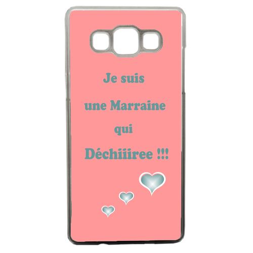 Coque Marraine Vieux Rose Et Bleu Compatible Samsung Galaxy A5 Transparent