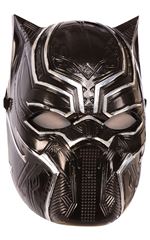 demi-masque black panther pvc enfant - Coloris : NoirI-39218