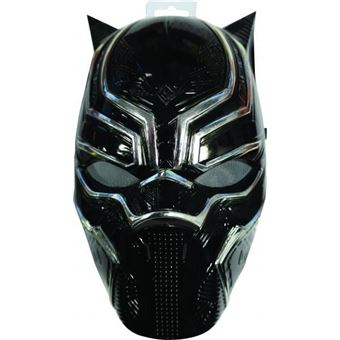 demi-masque black panther pvc enfant - Coloris : NoirI-39218