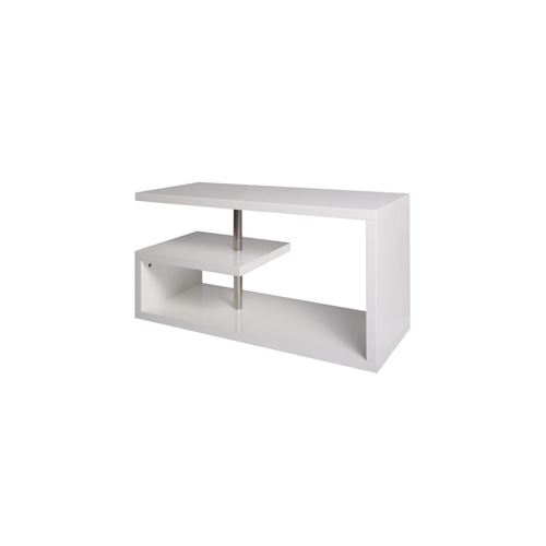 Kim Meuble Tv - Blanc - L 90 X P 39 X H 45 Cm