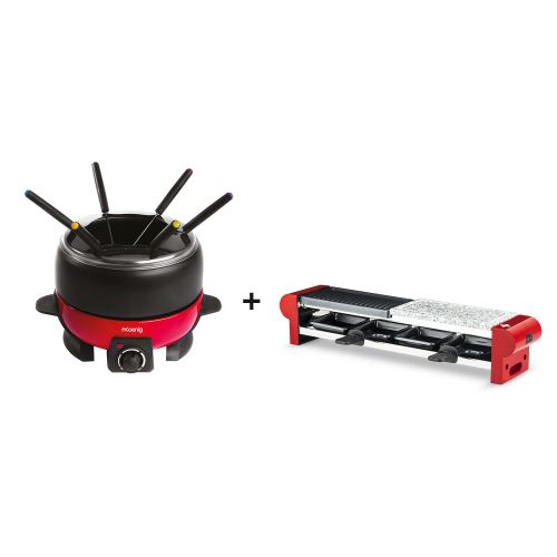 ALP1800 +RP4 Aappareil à fondue 2l + pierre et raclette