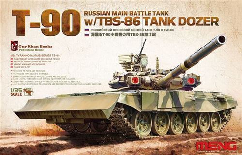 Meng Russian Main Battle Tank T-90 W/Tbs-86 - 1:35E - Model