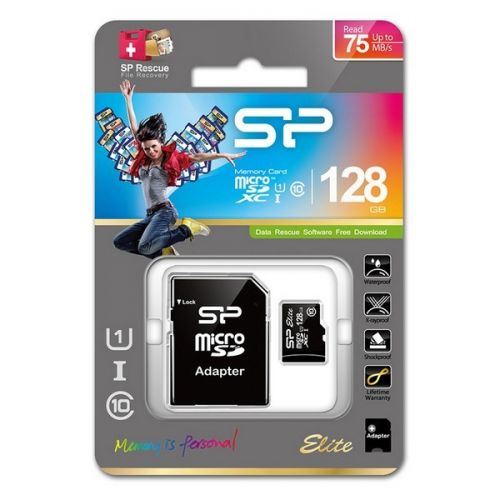 Carte Mémoire SDXC Silicon Power UHS-I GB Class 10 128 GB