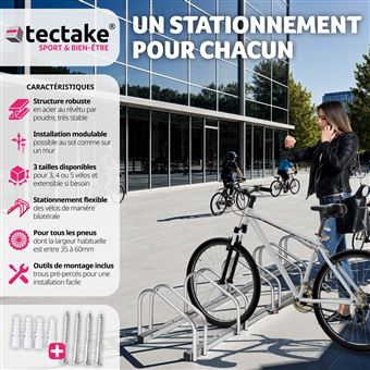 Porte velo au sol sales