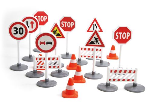Lena panneaux de signalisation 17 pi&egrave;ces