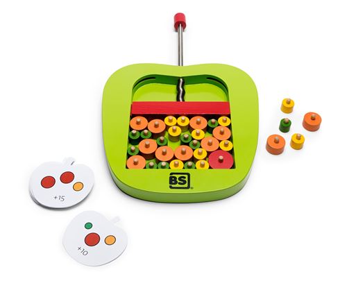 BS Toys jeu d'adresse cueillette de pommes 64-pièces