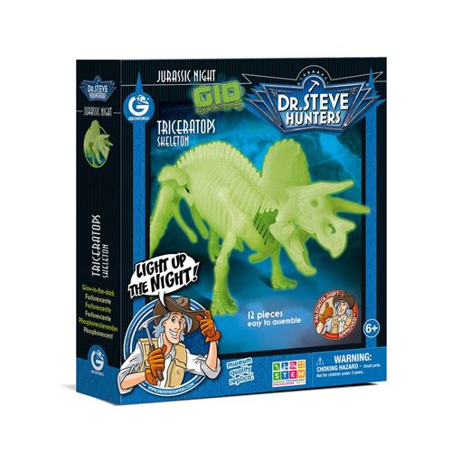 Geoworld Set de construction lueur dans l'obscurité - Triceratops