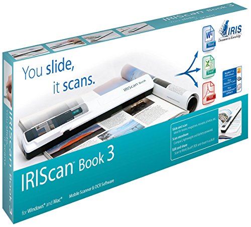 Scanner IRISCAN Book 3 Autonome, A4, 3 Go, Bluetooth Et Câble, Occasion