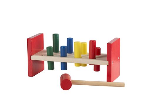 Une marionnette 49280 – Marteau Banc, bois, 10 pièces