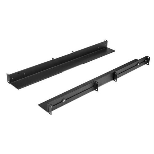 startech startech.com 1u rack rails adjustable depth - 4 post noir
