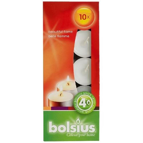 Photophore Bolsius 10 pièces