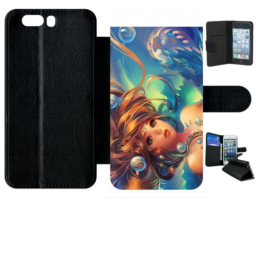 Etui À Rabat Huawei P10+ Plus Femme Fantasy Déesse De L'eau