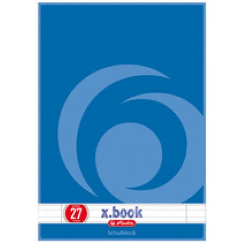 Herlitz Herlitz Cahier Scolaire X.Book, Linéature 28 Noir