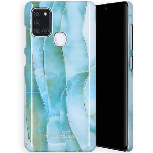 Coque pour Samsung Galaxy A21s Selencia Agate Blue/Bleu