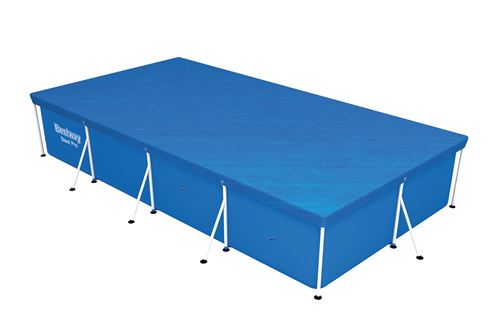 Bestway Bâche de piscine rectangulaire pour piscines hors sol de 4,00 m x 2,11 m