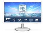 Philips V-line 271V8AW - Écran LED - 27" - 1920 x 1080 Full HD (1080p) @ 75 Hz - IPS - 250 cd/m² - 1000:1 - 4 ms - HDMI, VGA - haut-parleurs - blanc texturé