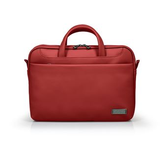 PORT Zurich - Sacoche pour ordinateur portable - chargement par le haut - 14" - 15.6" - rouge