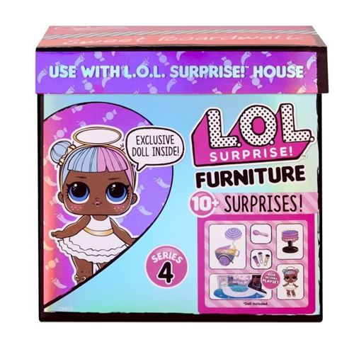 L.O.L. SURPRISE Furniture With Doll Sweet Boardwalk + Sugar