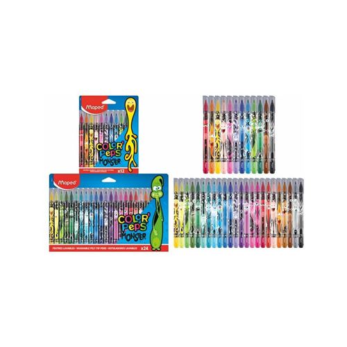 Maped Feutre COLOR'PEPS MONSTER, étui carton de 12