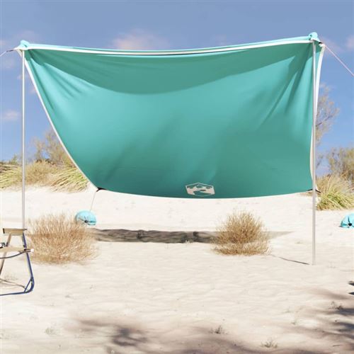 Vidaxl Strandzelt mit Sandankern 304x300 cm Grün