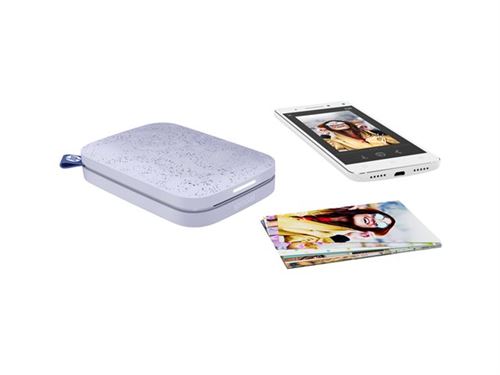 HP Sprocket 200 - Imprimante - couleur - zinc -