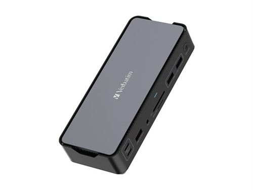 Verbatim Pro - Station d'accueil - USB-C - 2 x HDMI, DP - 1GbE - 100 Watt