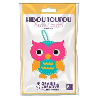 Kit Graine Créative peluche a coudre hibou