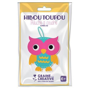 Kit Graine Créative peluche a coudre hibou