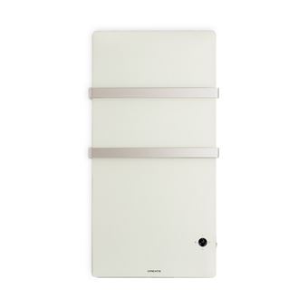 WARM TOWEL CRYSTAL - Sèche-serviettes électrique en verre avec wifi 600W - Blanc - 1