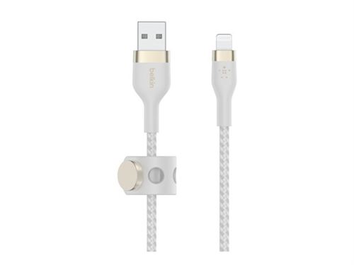 Belkin BOOST CHARGE - Câble Lightning - USB mâle pour Lightning mâle - 1 m - blanc - pour Apple iPad/iPhone/iPod (Lightning)