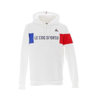 Sweat capuche hooded Le coq sportif Tri hoody n1 m Blanc Taille : S ...