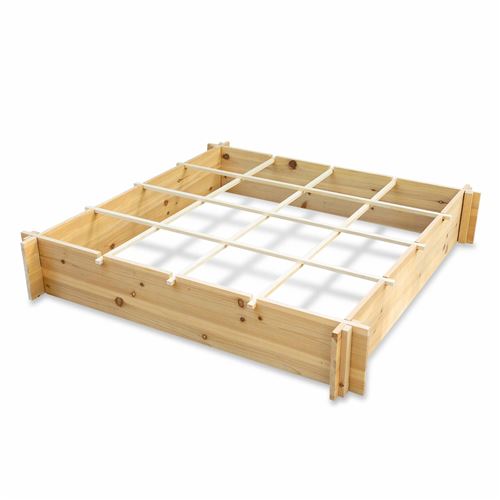 Carré potager 115x115 Trèfle - potager en bois
