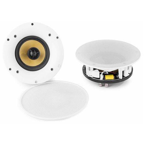 Non Communiqué Blanc Power Dynamics Wcs80 - Haut-Parleurs Encastrables Actifs, Bluetooth Et Wi-Fi, 8 Pouces, 140 W, 2 Voies