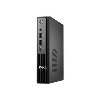 Dell Pro Micro Plus QBM1250 - Micro Core Ultra 5 235 / jusqu'à 5 GHz - RAM 16 Go - SSD 512 Go - NVMe, TLC - Intel Graphics - Gigabit Ethernet, Bluetooth, IEEE 802.11ax (Wi-Fi 6E) - Win 11 Pro - moniteur : aucun - clavier : Allemand - noir - BTS - avec 3