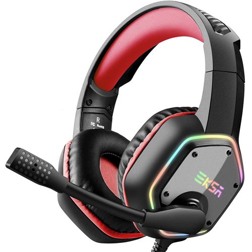 Casque filaire EKSA E1000 Rouge